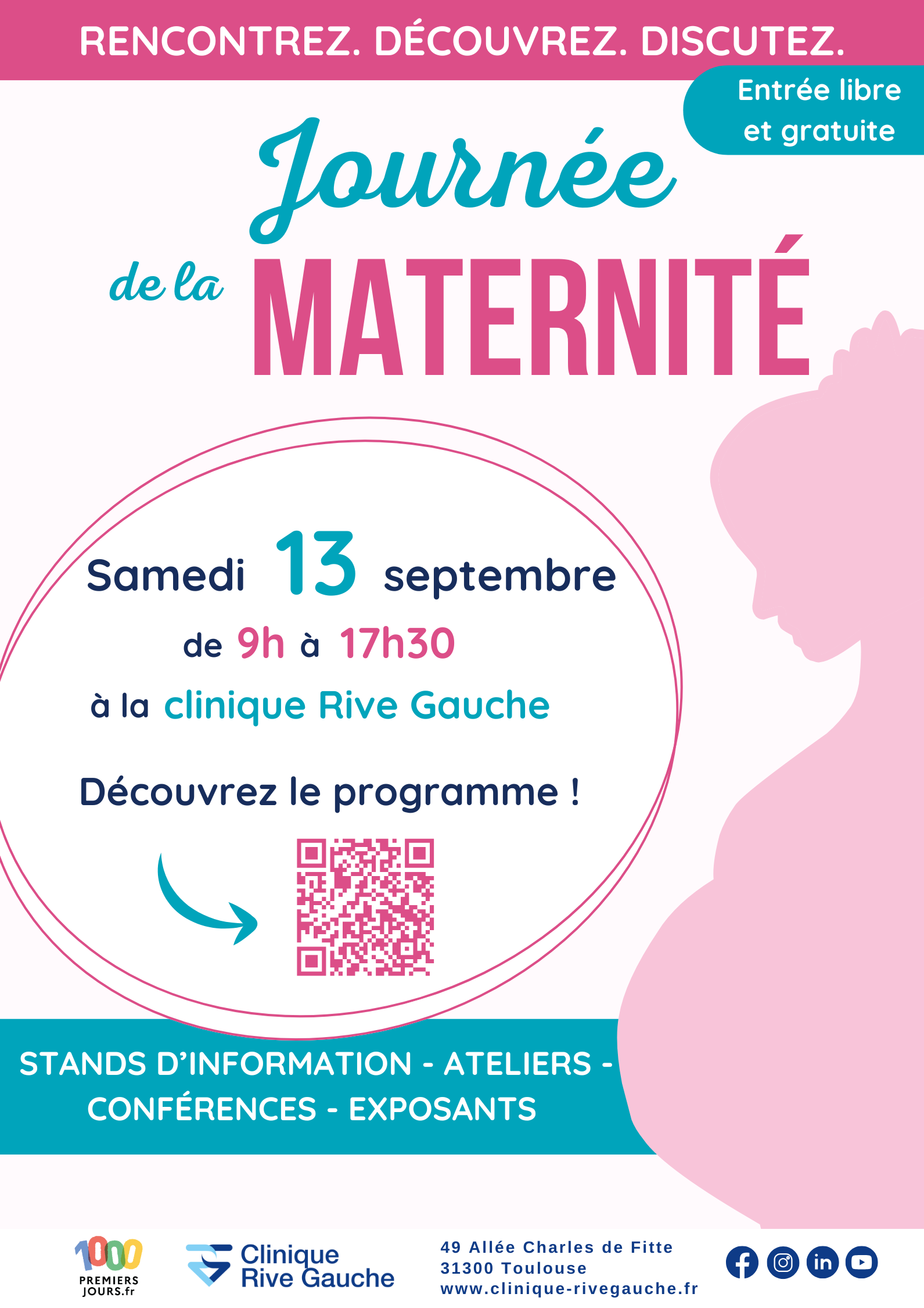 Affiche journée de la maternité - samedi 13 septembre